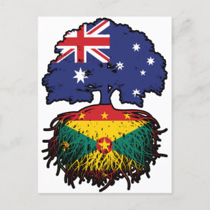 Grenada Grenadian Australian Australia Tree Roots Briefkaart