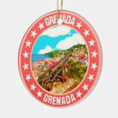 Grenada Keramisch Ornament (Links)