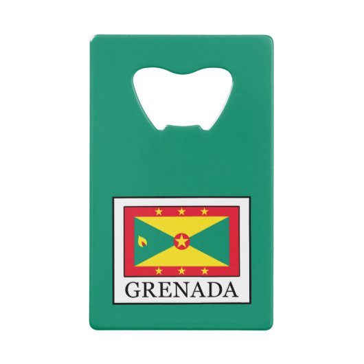 Grenada Kredietkaart Flessenopener (Voorkant)