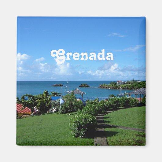 Grenada Landschap Magneet (Voorkant)