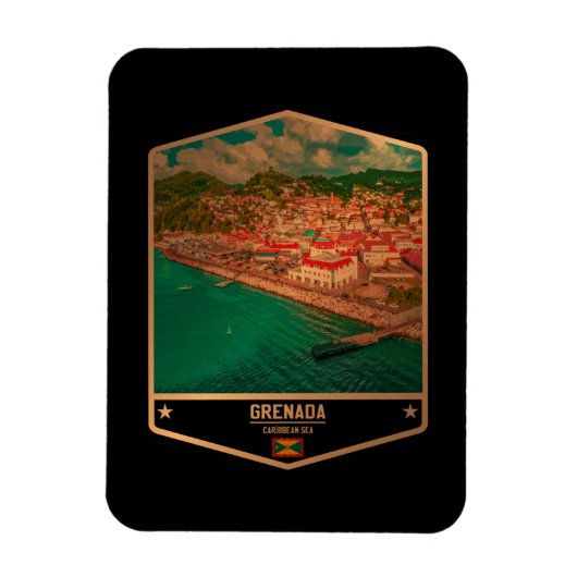 Grenada Magneet (Verticaal)