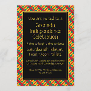 GRENADA ONAFHANKELIJKE CELEBRATIE KAART