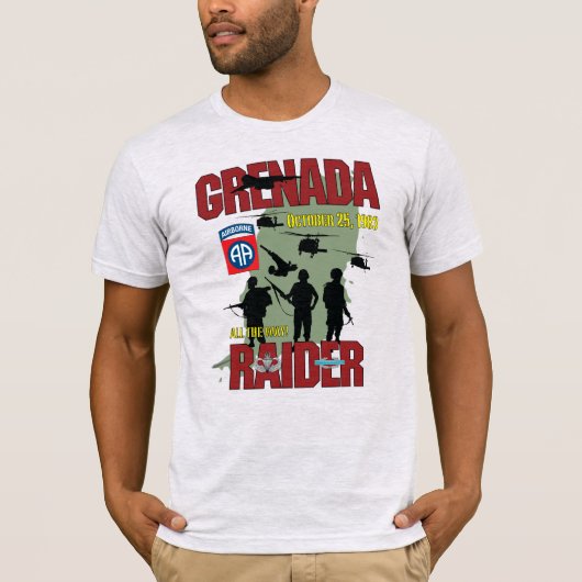 Grenada Raider 82e t-shirt léger ABN (Devant)