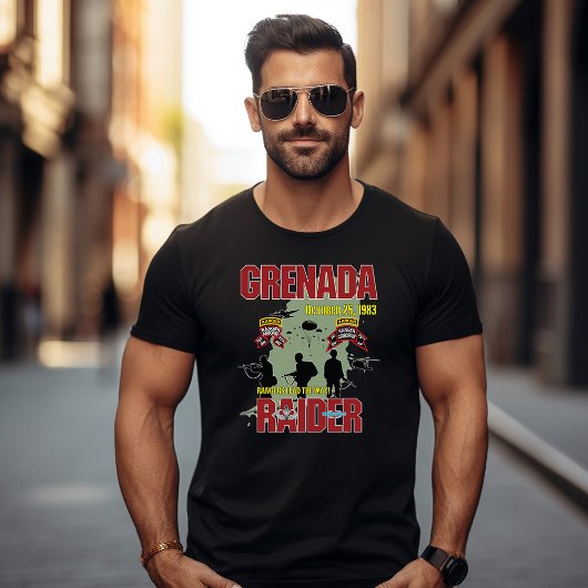 Grenada Raider Ranger donker t-shirt