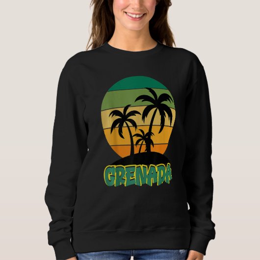 Grenada Retro Sunset Style   Trui (Voorkant)