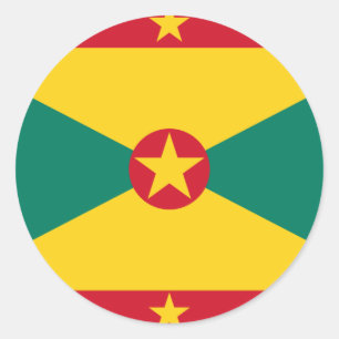 grenada ronde sticker
