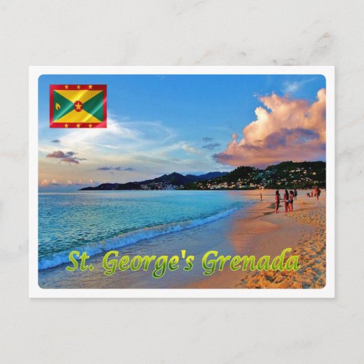 Grenada - Saint George - Grand Ans Beach - Briefkaart (Voorkant)