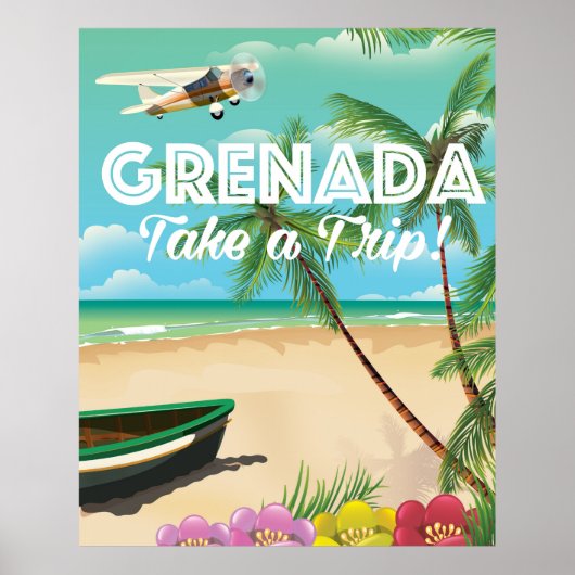 Grenada  Vacation Travel Poster (Voorkant)