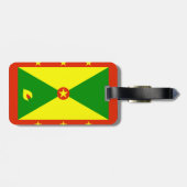 Grenada vlag bagagelabel (Achterkant horizontaal)