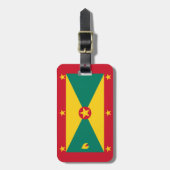 Grenada vlag bagagelabel (Voorkant verticaal)