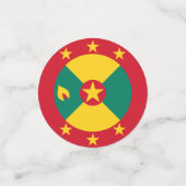 Grenada vlag confetti (Kleine voorkant)