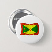 Grenada Vlag Knop Ronde Button 5,7 Cm (Voorkant /achterkant)
