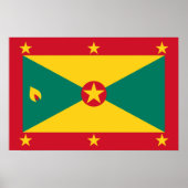 Grenada vlag poster (Voorkant)