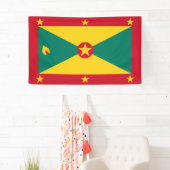 Grenada vlag spandoek (Insitu)