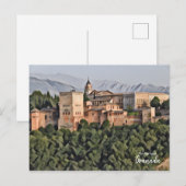 Grenade Art - Carte postale Espagne (Devant / Derrière)