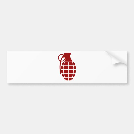 Grenade Bumpersticker (Voorkant)