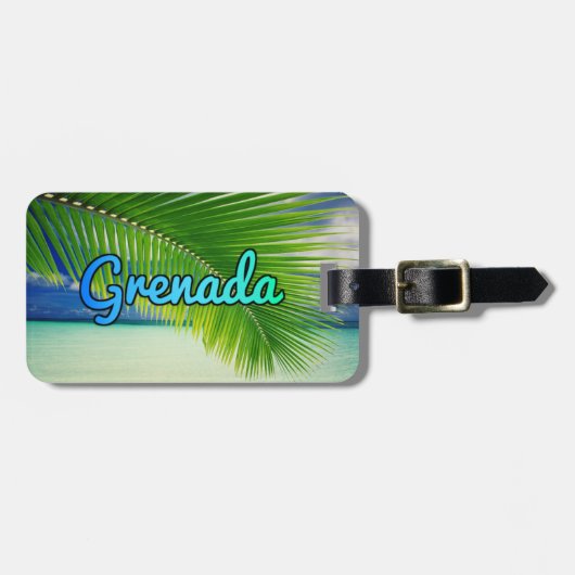Grenade étiquette bagage (Devant horizontal)