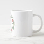 Grenade florale rose Jumbo Joy Mug (Droite)