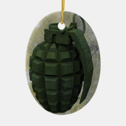 Grenade Keramisch Ornament (Voorkant)