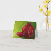 Grenade Limor sur carte verte (Fleur jaune)