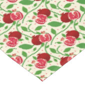 Grenade rouge avec nappe Feuille verte (Angle)