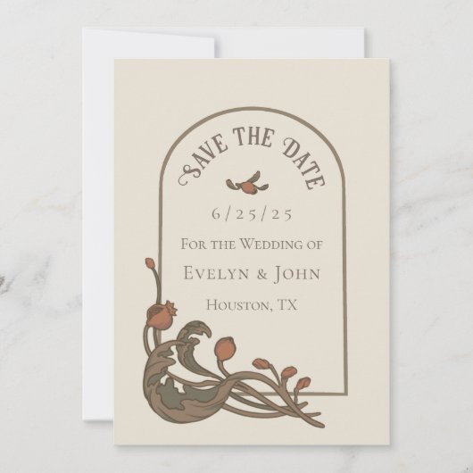 Grenade vintage Enregistrer la carte Date (Devant)