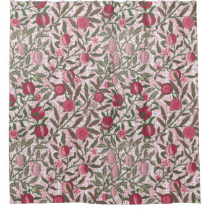 Grenade William Morris magenta Douche rideau