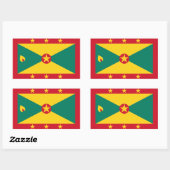 Grenadian flag Stickers (Feuille)