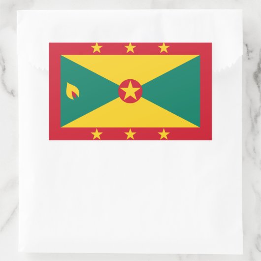 Grenadian flag Stickers (Sac)