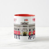 Grenadier-bewakers op parade mok (Midden)