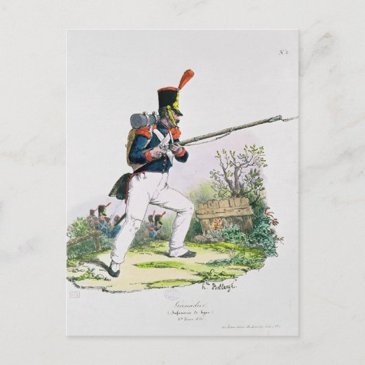 Grenadier Guard Briefkaart (Voorkant)