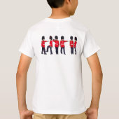 Grenadier Guards op Parade Coronation Kinder T-shirt (Achterkant)