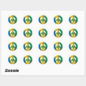 Grenadines Ronde Sticker (Vel)