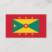 Grenadische vlag, vlag van Grenada Visitekaartje (Voorkant)