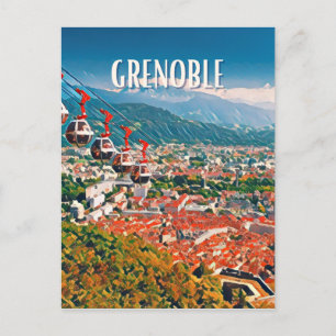 Grenoble Photo Vintage Briefkaart