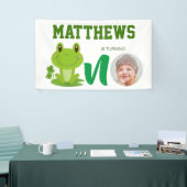 Grenouille 1er anniversaire bannière (Salon professionnel)