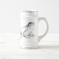 Grenouille à bulles - Art Mug Frog Beer Stein Frog