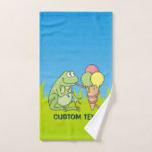 Grenouille à crème glacée (Serviette à main)