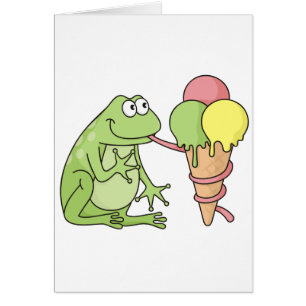 Grenouille à crème glacée