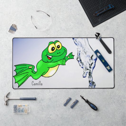 Grenouille à mât de bureau Eau de levage Nature (Poste de travail)