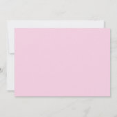 Grenouille Anniversaire Invitation Pour Filles (Dos)