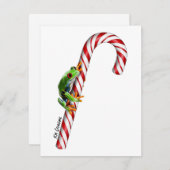 Grenouille arboricole - carte de vacances (Devant / Derrière)