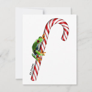 Grenouille arboricole - carte de vacances