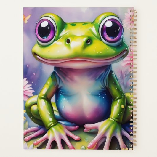 Grenouille Avec Art numérique Fleur (Dos)