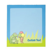 Grenouille avec Bloc-notes Icecream (Devant)