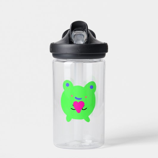 Grenouille avec bouteille d'eau du coeur (Avant)