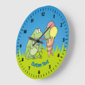 Grenouille avec glace horloge (Angle)