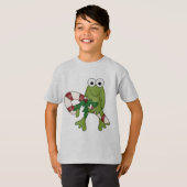 Grenouille avec Sucres de canne T-shirts et cadeau (Devant entier)