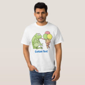 Grenouille avec T-shirt Icecream (Devant entier)