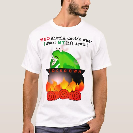 Grenouille bouillante (légère) T-shirt (Devant)